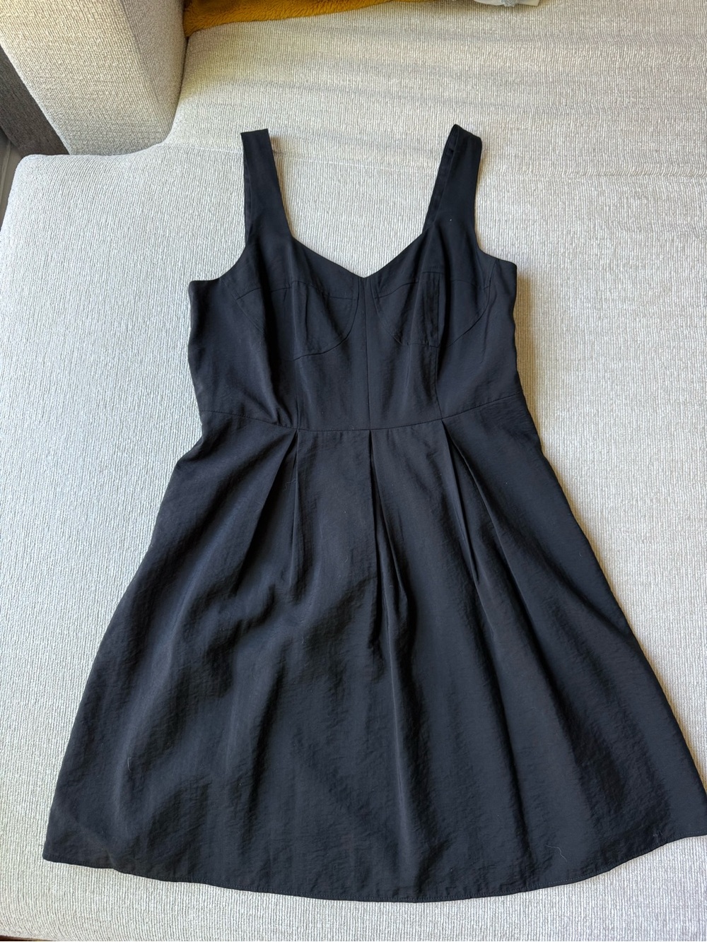 LOFT Sleeveless Fit-and-Flare Mini Dress